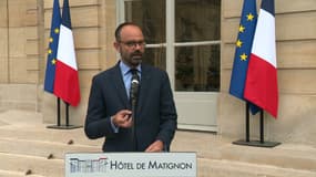 Édouard Philippe ce lundi soir à Matignon.