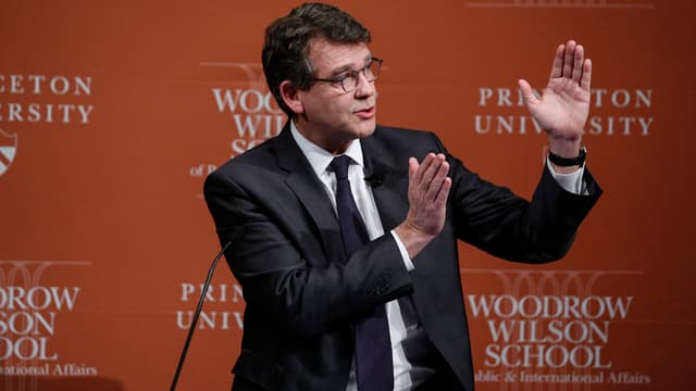 Arnaud Montebourg a donné une conférence à Princeton lundi 23 février.