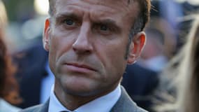 Emmanuel Macron à Paphos à Chypre, le 11 octobre 2024