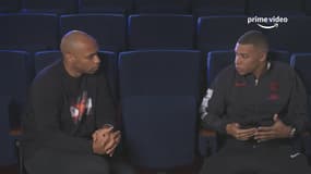Thierry Henry et Kylian Mbappé