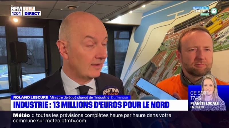 Dunkerque: 13,6 millions d’euros pour soutenir la décarbonation du bassin industriel