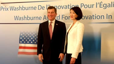 L'ambassadeur Charles Rivkin, vanté à Fleur Pellerin les mérites de la diversité.