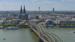 La ville de Cologne, en Rhénanie-Westphalie.