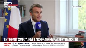 Emmanuel Macron: "On voit bien des discours à l'extrême gauche qui sont intolérables en termes d'antisémitisme"