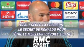 Real : Gérer la pression, le secret de Ronaldo pour "être le meilleur" dévoile Zidane