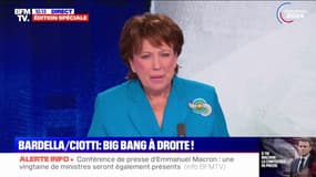 Accord Ciotti/ RN: "Ça ne m'étonne pas de l'homme", déclare Roselyne Bachelot