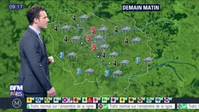 Météo Paris-Ile-de-France du mardi 10 janvier 2017: Les averses seront de la partie tout au long de la journée
