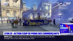 Lyon: action coup de poing des commerçants devant l'hôtel de ville