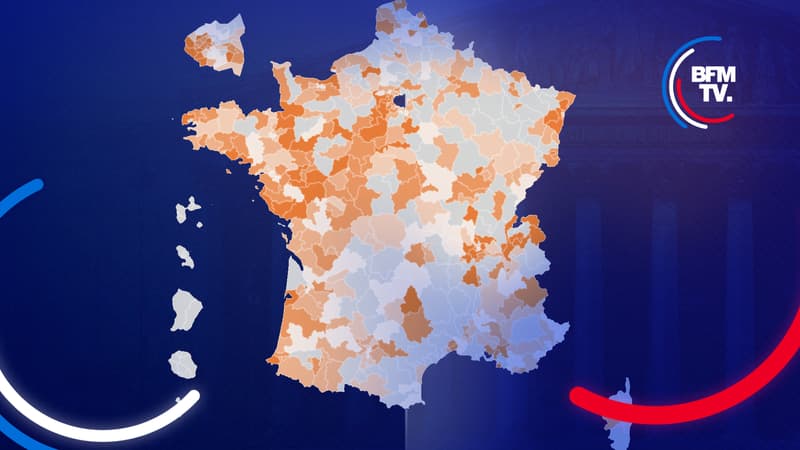 CARTE. Législatives: la France du vote Ensemble au second tour