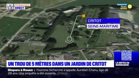 Seine-Maritime: un trou de 5 mètres découvert dans un jardin de Critot