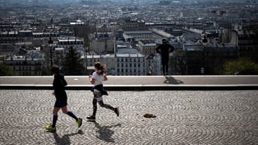 Paris pendant le confinement, le 5 avril 2020.