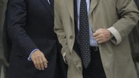 Nicolas Sarkozy et son ancien ministre de l'Écologie Jean-Louis Borloo célèbreront vendredi leurs retrouvailles lors de la visite d'un quartier rénové à Valenciennes, dans le Nord de la France. /Photo d'archives/REUTERS/Philippe Wojazer