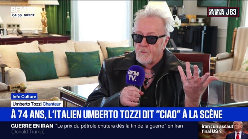 À 74 ans, l'italien Umberto Tozzi dit "ciao" à la scène