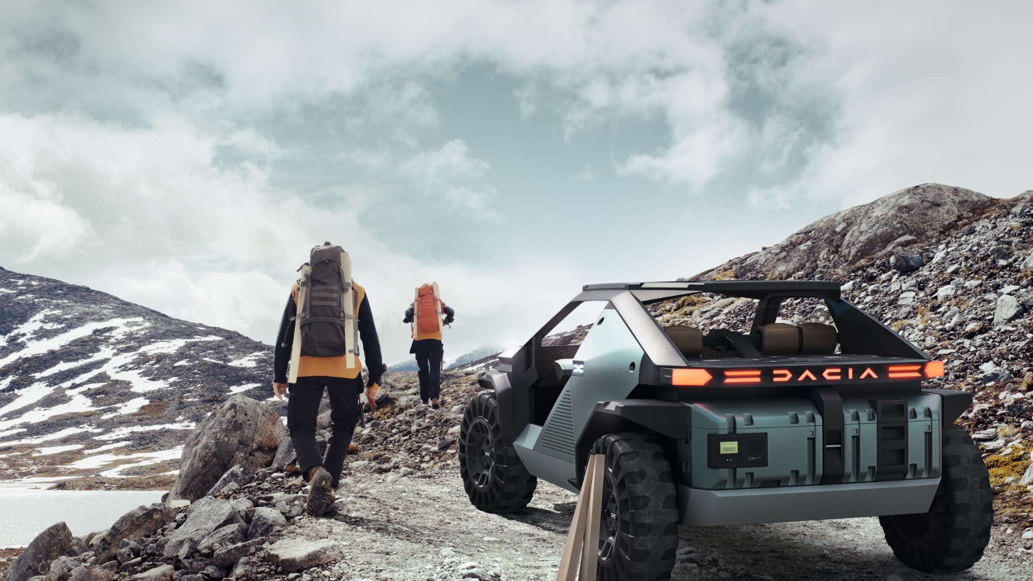 Le concept Dacia Manifesto, buggy électrique taillé pour l'aventure.