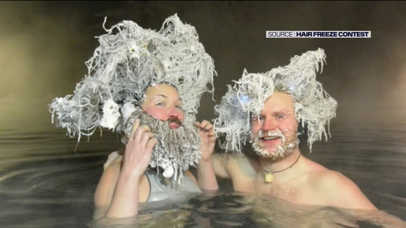 Canada: un concours de cheveux gelés menacé par le réchauffement climatique