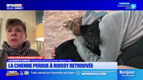 Laurence Simon, présidente de l'association Capture Yala, raconte comment elle a retrouvé Amalka, la chienne disparue à l'aéroport de Roissy