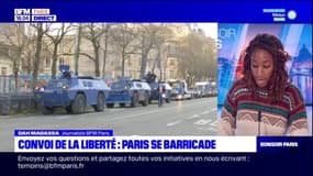 "Convoi de la liberté": Paris se barricade