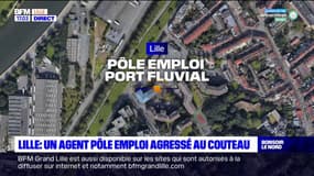 Lille: un agent pôle emploi agressé au couteau par un homme de 23 ans