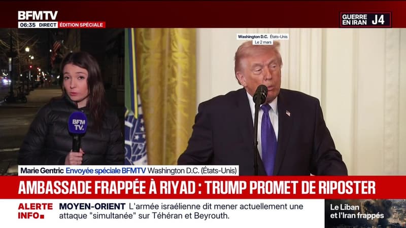 Ambassade américaine frappée à Riyad: Donald Trump promet de riposter "bientôt"