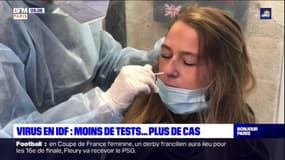 Ile-de-France: une baisse des tests après les fêtes, le nombre de cas de Covid en hausse