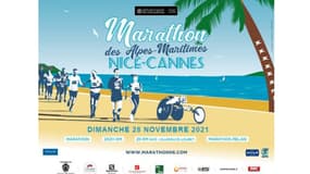 Affiche - Marathon des Alpes-Maritimes Nice-Cannes