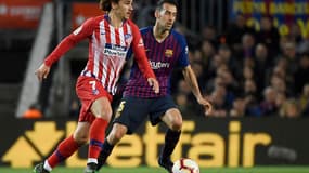 Antoine Griezmann face au Barça