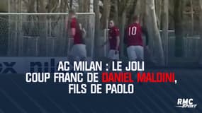 AC Milan : Le joli coup franc de Daniel Maldini, fils de Paolo
