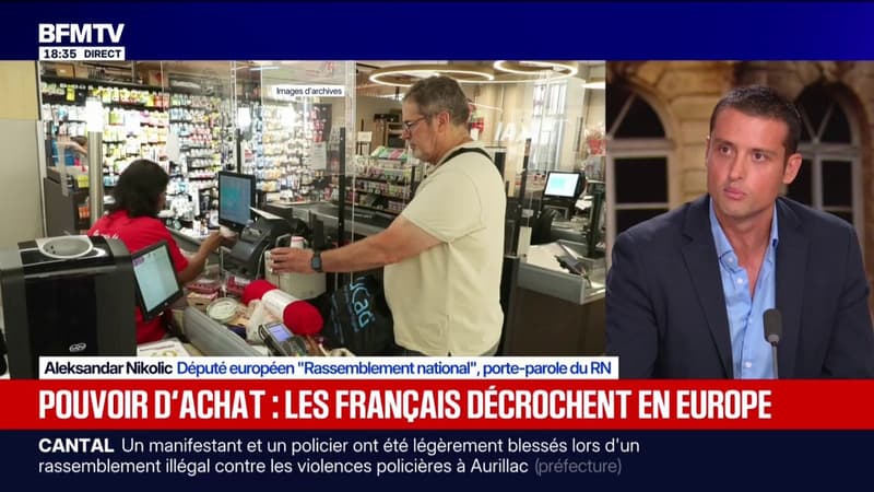 La dette de la France "est la conséquence de choix politiques qui ont été menés", estime Aleksandar Nikolic, député européen RN