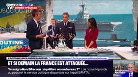 Ukraine: "Dès le début du conflit, il a été décidé de changer la mission" du porte-avions Charles de Gaulle, explique le porte-parole de la Marine Nationale