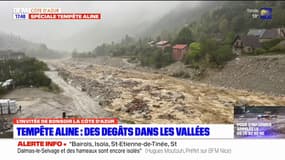 Tempête Aline: des dégâts dans les Alpes-Maritimes