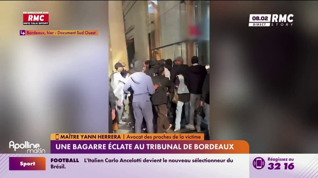 Une bagarre éclate au tribunal de Bordeaux