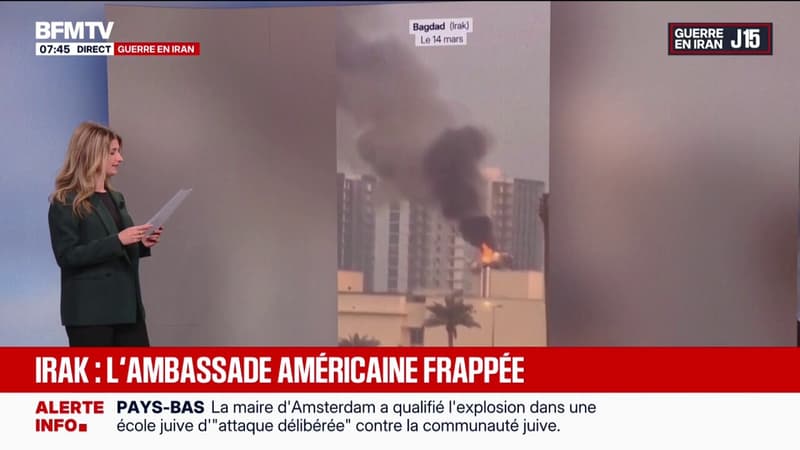 Irak: attaque contre l'ambassade américaine, après des frappes à Bagdad