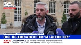 Dermatose nodulaire: "Si on tarde encore sur les vaccinations, c'est la maladie qui va jouer devant nous", assure Quentin Le Guillous, secrétaire général des Jeunes Agriculteurs