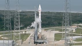 Le décollage de la fusée Atlas V transportant la sonde Maven, ce lundi à Cap Canaveral, en Floride.