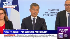 "150.000 mortiers et feux d'artifices illégalement détenus ont été saisis" depuis le 27 juin, annonce Gérald Darmanin