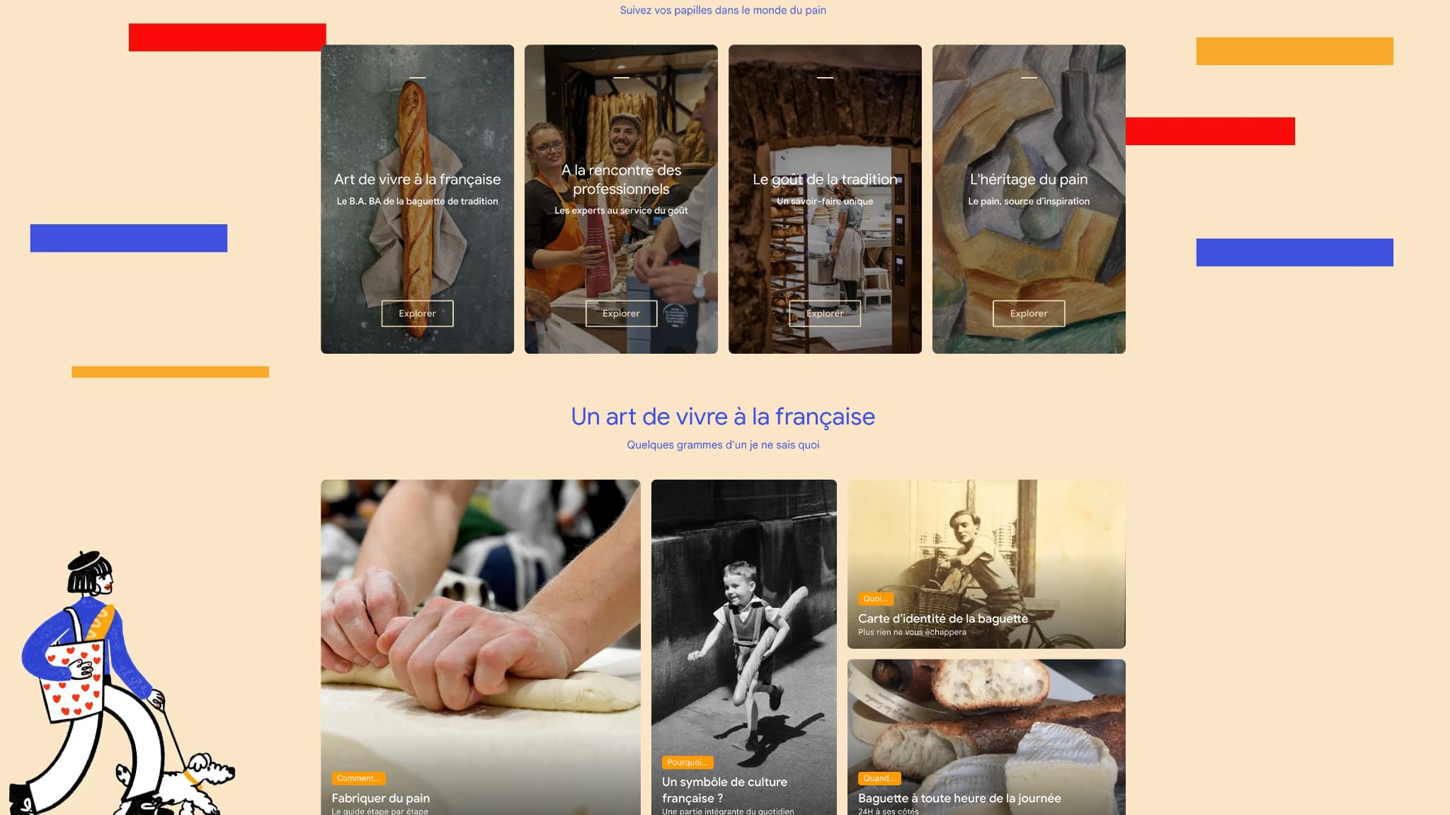L'exposition interactive "La baguette, une icône française" sur Google Arts & Culture L'exposition interactive "La baguette, une icône française" sur Google Arts & Culture