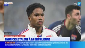 OL - Brest : Le "phénomène" brésilien Endrick, auteur d'une passe désicive