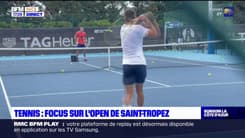 Tennis: l'Open de Saint-Tropez bat son plein, malgré le mauvais temps
