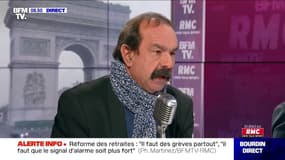 "Il y a un niveau de tensions": Philippe Martinez réagit à la prise à partie d'une conductrice RATP par des grévistes 