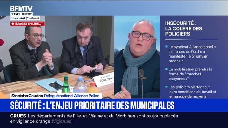 Colère des policiers: "On aimerait que le tandem police-justice fonctionne", assure Stanislas Gaudon, délégué national Alliance Police