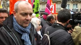 Laurent Berger, le leader de la CFDT, présent dans le cortège parisien ce jeudi 23 mars