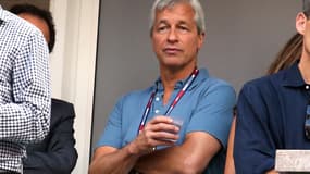 Jamie Dimon, en septembre dernier, à l'US Open. Le patron de la banque JPMorgan, vétu d'un simple polo, venait de lancer une véritable petite révolution vestimentaire à Wall Street.