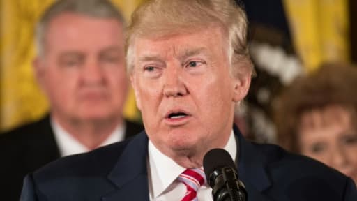 le président américain Donald Trump à Washington, DC, le 5 juin 2017 le président américain Donald Trump à Washington, DC, le 5 juin 2017
