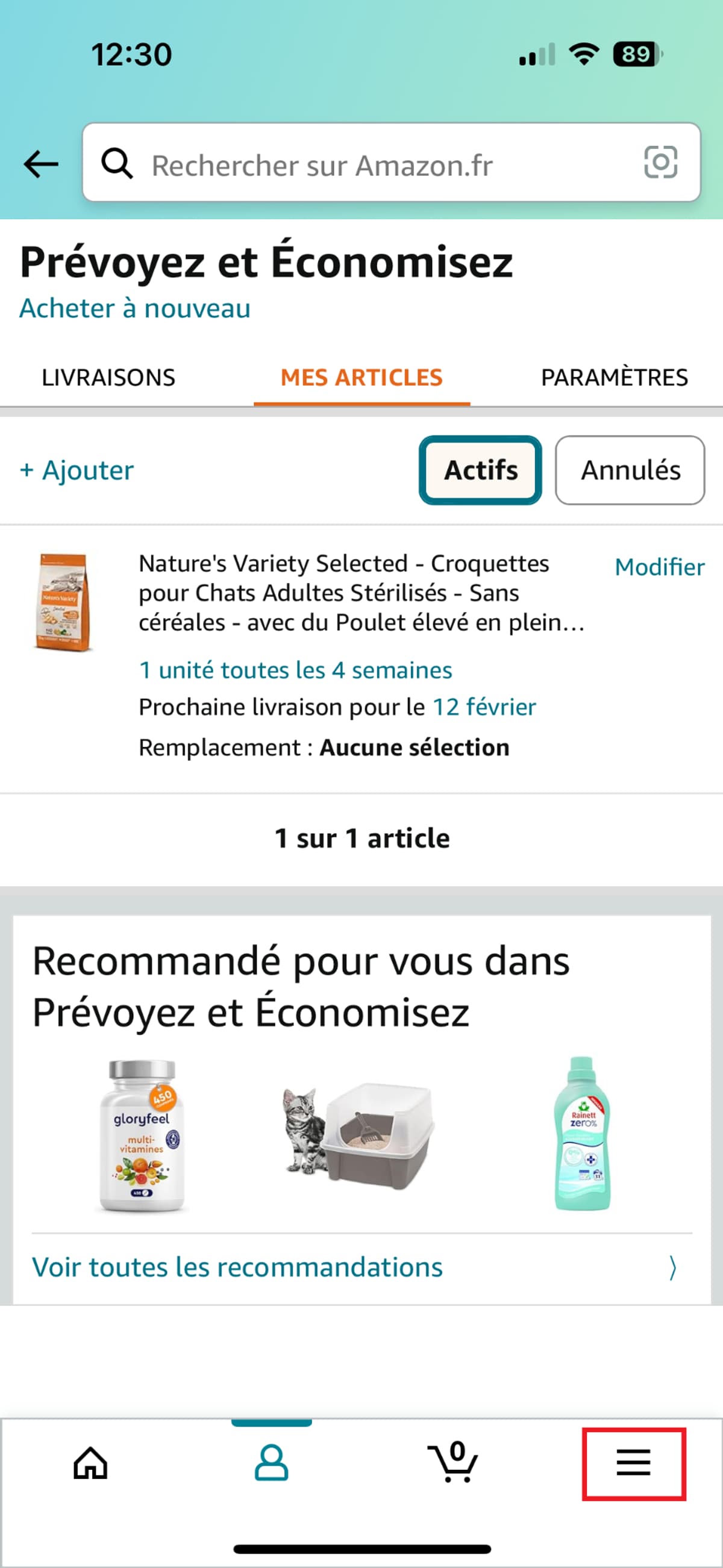 Amazon comment résilier l