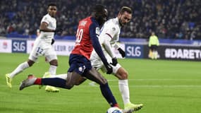 Jonathan Ikoné lors du match OL-Lille, le 3 décembre 2019