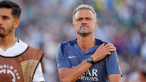 Luis Enrique lors du match PSG-Botafogo (1-0, Coupe du monde des clubs), le 19 juin 2025
