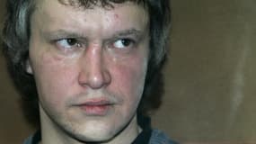 Alexandre Pitchouchkine, tueur en série russe reconnu coupable de 48 meurtres, au tribunal de Moscou, le 29 octobre 2007
