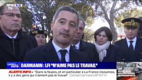Gérald Darmanin: "Je crois qu'il y a aujourd'hui chez la Nupes et singulièrement à La France insoumise, des gens qui n'aiment pas le travail" 