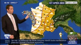 Un 1er-mai globalement sous le soleil, avec quelques averses attendues à l'ouest
