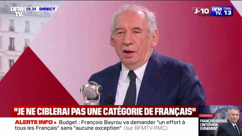 Budget 2026: François Bayrou assure qu'il 